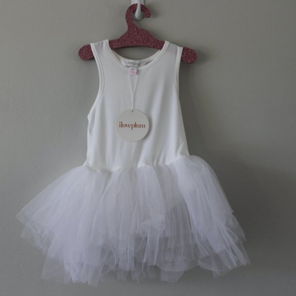 NWT Autentic iloveplum BAE tutu - Lucy White - Size 6Y